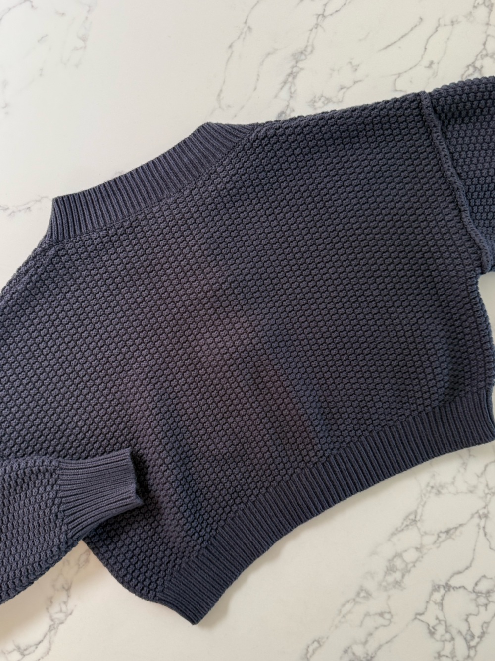 Free People Lila Knit Cardi - Sky Captain - Size Medium - Picture 5 of 7